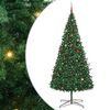 vidaXL Kerstboom met decoratieve touwlichten Groen 400 cm PVC