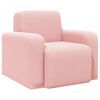 vidaXL Fauteuil Roze Boucl&eacute;