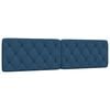 vidaXL Hoofdbordkussen 200 cm stof blauw