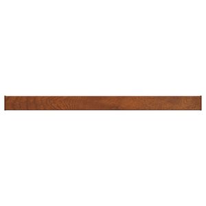 vidaXL Raamsokkel Bruin hout 120 x 10 x 4,5 cm PVC