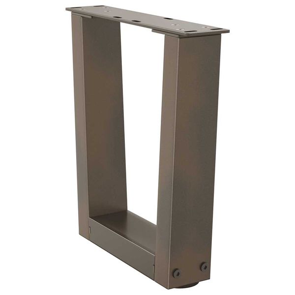 vidaXL Salontafelpoten 2 st V-vormig 40x(30-31,3) cm staal naturel