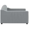 vidaXL Slaapbank 100x200 cm stof lichtgrijs