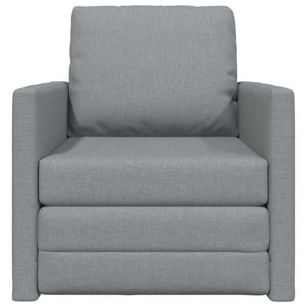 vidaXL Slaapbank 60cm Lichtgrijs Stof