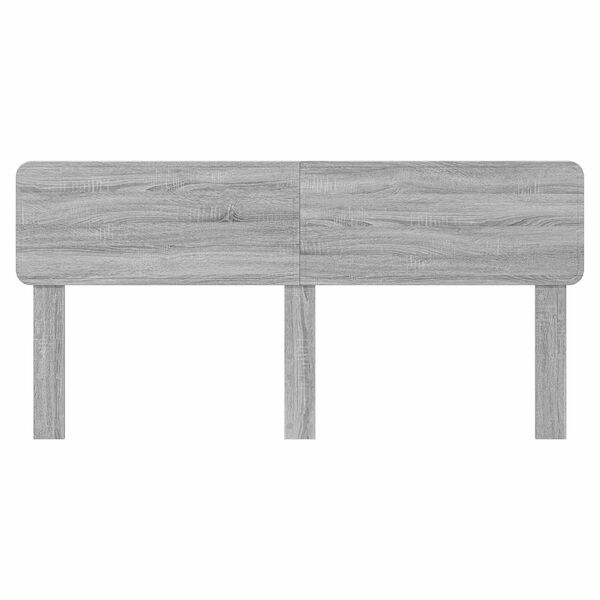 vidaXL Hoofdbord Grijs Sonoma 200 cm Bewerkt hout