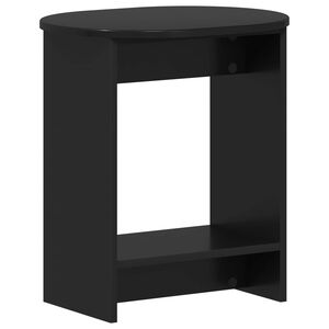 vidaXL Bijzettafel Zwart 50 x 39,5 x 55 cm Bewerkt hout