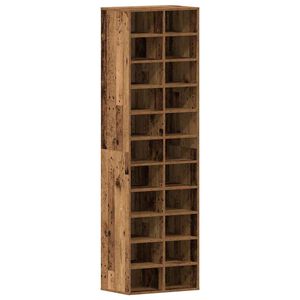 vidaXL Schoenenkast 54x34x183 cm spaanplaat oud hout