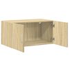 vidaXL Wandkast 80x42,5x40 cm bewerkt hout sonoma eikenkleurig