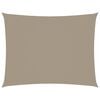 vidaXL Zonnescherm rechthoekig 2,5x3,5 m oxford stof taupe