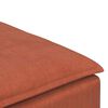 vidaXL Modulaire bank voetenbank module rood oranje 100x100x48 cm
