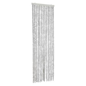 vidaXL Vliegengordijn 56x185 cm chenille grijs