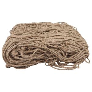 vidaXL Jute plantensteun netting Naturel 1 x 5 m 100% Tossa Jute