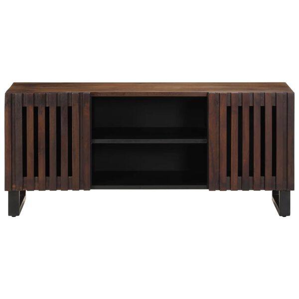 vidaXL Tv-meubel 105x34x46 cm massief mangohout bruin