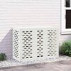 vidaXL Airconditioner hoes Wit 110 x 50 x 80 cm Staal