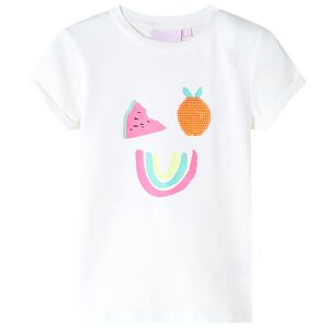 vidaXL Kindershirt 116 ecru