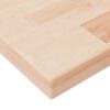 vidaXL Plank 60x20x2,5 cm onbehandeld massief eikenhout