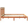 vidaXL Bedframe Wasbruin 205,5 x 185,5 x 100 cm Massief Vurenhout