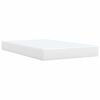 vidaXL Boxspring met matras kunstleer wit 120x190 cm