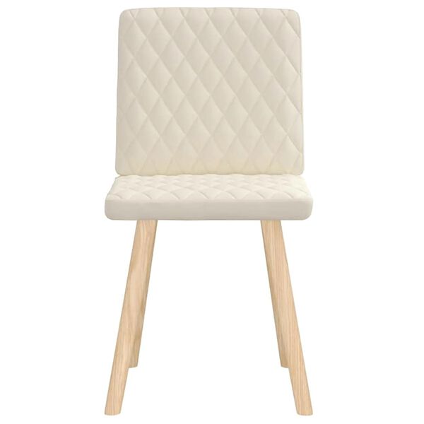 vidaXL Eetkamerstoelen 2 st linnen