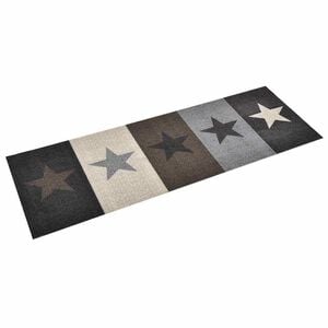 vidaXL Keukenmat wasbaar Stars 60x180 cm