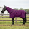 vidaXL Paardendeken Donkergroen en Zwart 165 cm Polyester