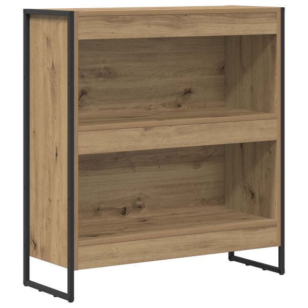 vidaXL Boekenkast Ambachtelijk eiken 80 x 30 x 155 cm Bewerkt hout