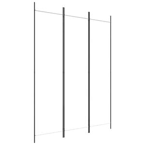 vidaXL Kamerscherm met 3 panelen 150x200 cm stof wit
