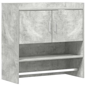 vidaXL Wandplank Muurmontage Betongrijs 80 x 36 x 80 cm Bewerkt hout