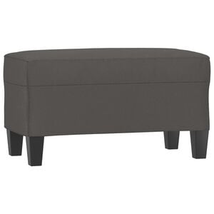 vidaXL Bankje 70x35x41 cm kunstleer grijs