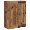 vidaXL Hoge kast Oud Hout 69,5 x 34 x 180 cm Bewerkt hout