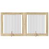 vidaXL Hondenhekje met standaards 2 pcs Sonoma Eiken 100 x 100 cm
