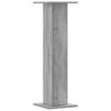 vidaXL Speakerstandaards 2 st 30x30x95 cm bewerkt hout grijs sonoma