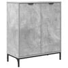 vidaXL Dressoir Beton Grijs 69,5 x 33 x 82 cm Bewerkt hout