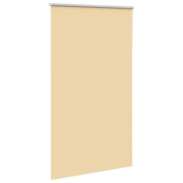 vidaXL Rolgordijn verduisterend 130x230 cm stofbreedte 126,6 cm beige