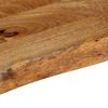 vidaXL Tafelblad met natuurlijke rand 160x20x3,8 cm massief mangohout