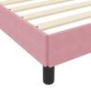 vidaXL Boxspringbed met matras Roze 160 x 220 cm Stof