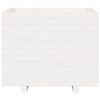 vidaXL Plantenbak 60x60x49,5 cm massief grenenhout wit