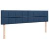 vidaXL Ottoman bed met matras 180x200cm stof blauw