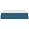 vidaXL Ottoman bed met matras 160x200cm fluweel donkerblauw