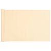 vidaXL Balkonscherm 600x75 cm PVC crèmekleurig
