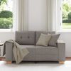 vidaXL Loveseat Bank Taupe 160x77x82 cm Stof