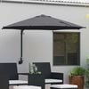 vidaXL Tuinparasol Antraciet en Zwart 248 x 248 x 148 cm