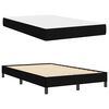 vidaXL Boxspringbed met matras Zwart 120 x 190 cm Stof