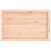 vidaXL Wandschap 80x50x(2-4) cm onbehandeld massief eikenhout