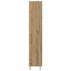 vidaXL Hoge kast met lade Artisan Eiken 69,5 x 34 x 90 cm Bewerkt hout