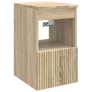 vidaXL Badkamerkast Sonoma Eiken 30 x 35 x 50 cm Bewerkt hout
