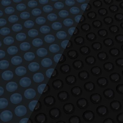 vidaXL Zwembadfolie solar drijvend 250 cm PE zwart en blauw
