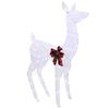 vidaXL 3D Kerst Rendier LOVIISA 200 LED's Koel wit 96 x 40 x 140 cm