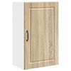 vidaXL Wandkast PORTO Sonoma Eiken 50 x 31 x 80 cm Bewerkt hout