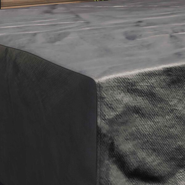 vidaXL Meubelhoes Effen Zwart 200 x 200 x 90 cm 600D