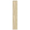 vidaXL Boekenkast 72x20x120 cm bewerkt hout sonoma eikenkleurig
